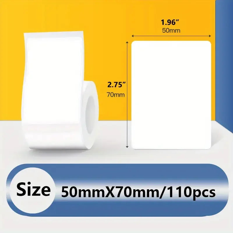 P50 Mini Label Machine Portable Wireless Thermal Label Printer, 12-50mm Width