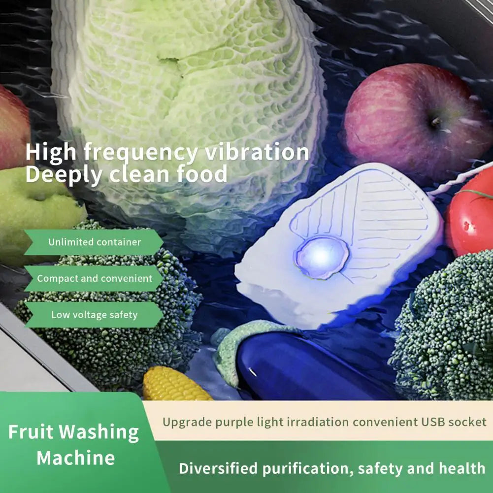 Portable Fruit Vegetable Washer Cleaning Machine for kitchen