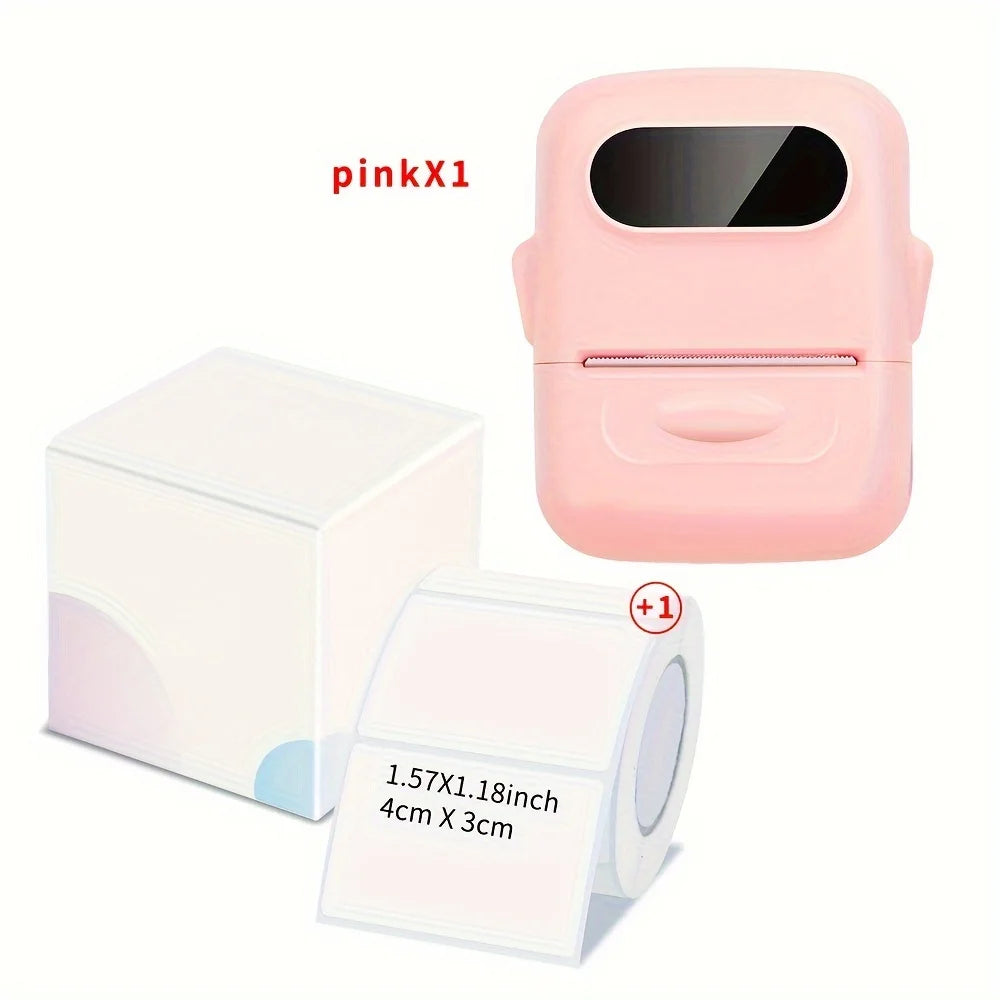 P50 Mini Label Machine Portable Wireless Thermal Label Printer, 12-50mm Width