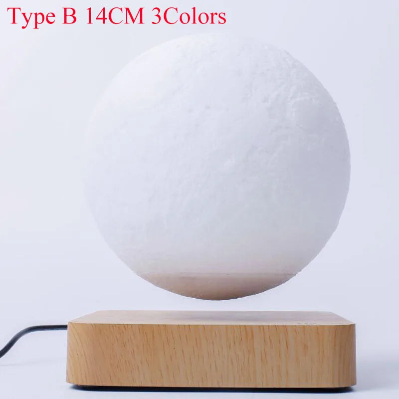 ZK30 Levitating Moon Lamp Night Light Floating 3D