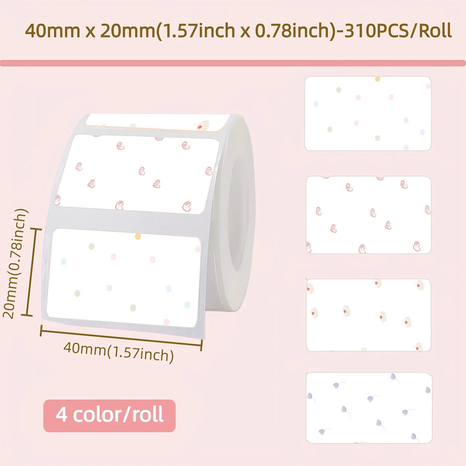 P50 Mini Label Machine Portable Wireless Thermal Label Printer, 12-50mm Width