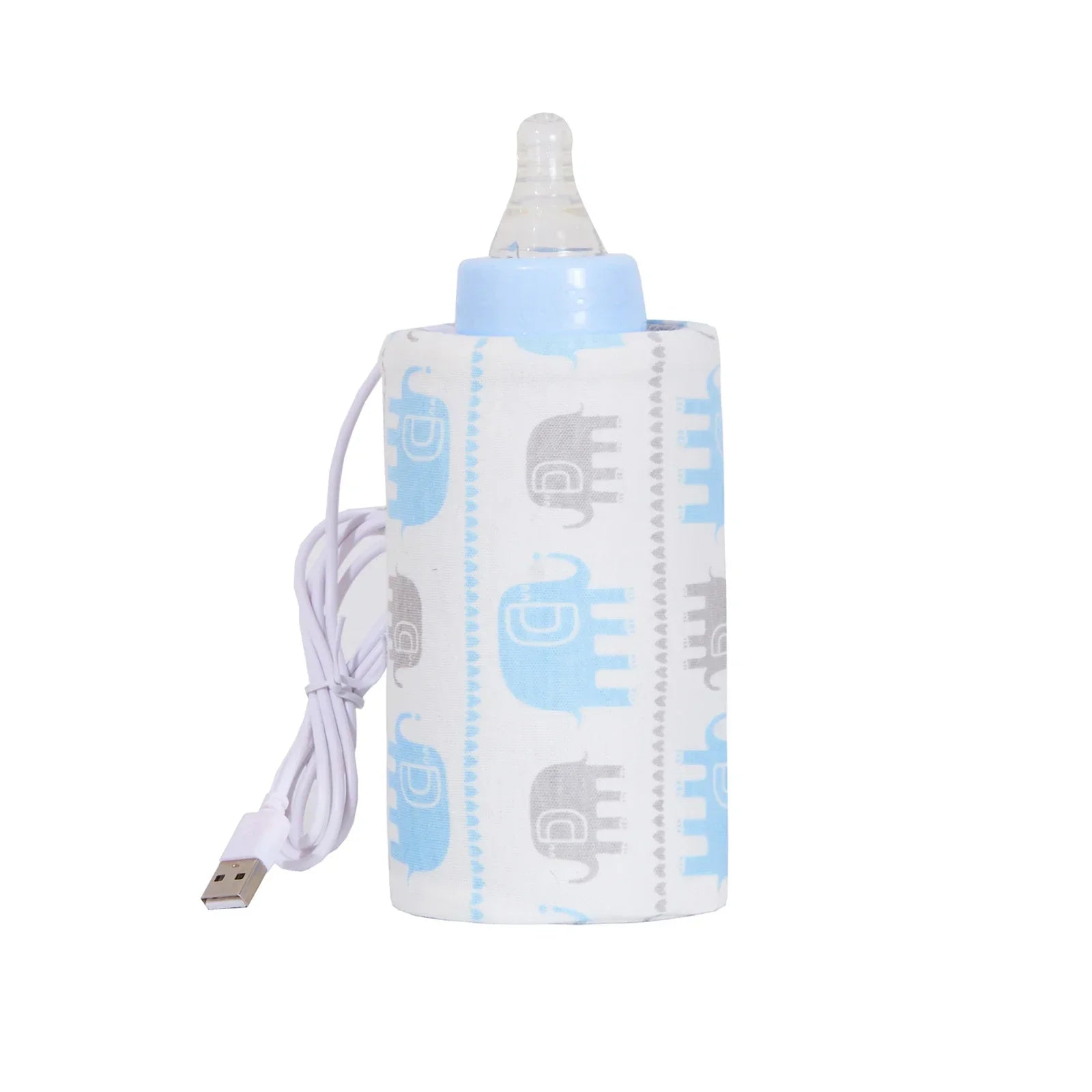 USB Baby Bottle Warmer Portable Travel Infant Baby Feeding Bottle Heated Cover