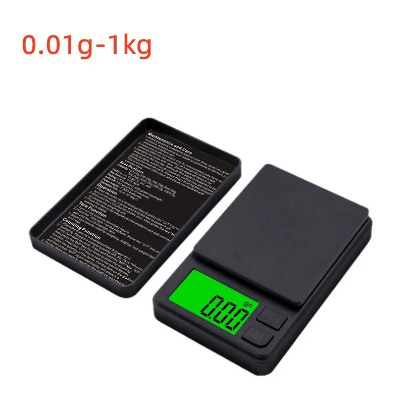 100/500/1kg 0.01g mini digital scale high precision electronic pocket scale jewelry weight kitchen portable electronic scale
