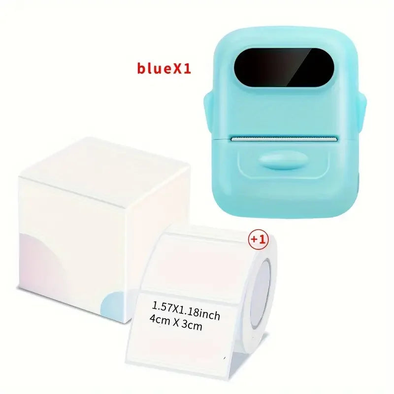 P50 Mini Label Machine Portable Wireless Thermal Label Printer, 12-50mm Width